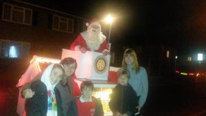 Santa in Ickenham 16th December